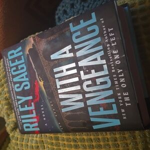 New Hardcover Book -With A Vengeance -- Riley Sager 2025 Mystery Thriller Train